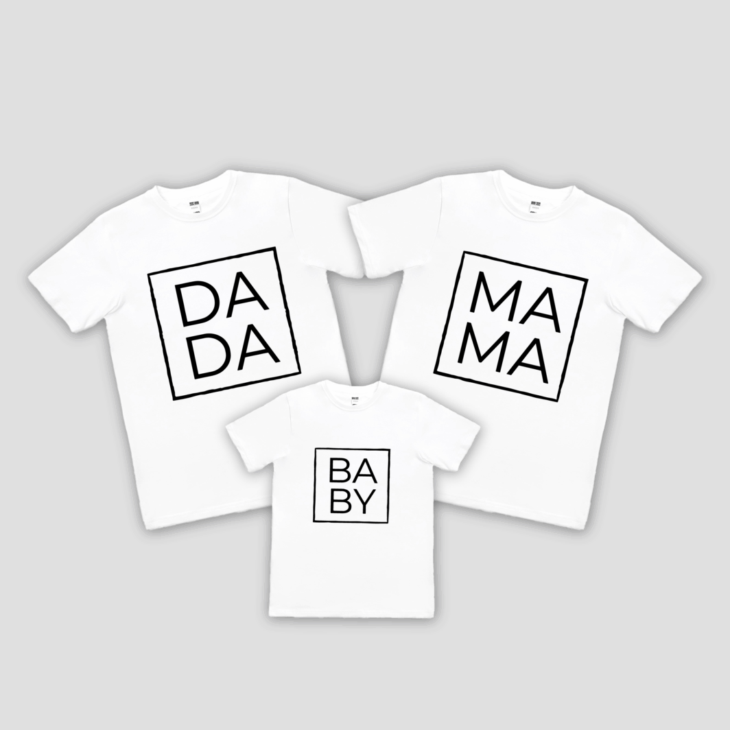 Set tricouri familie - DADA MAMA