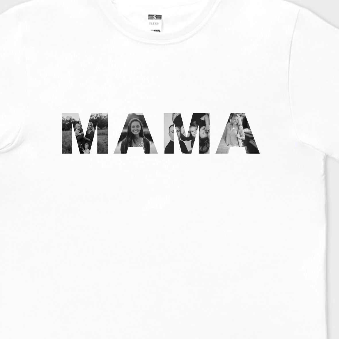 Tricou personalizat MAMA cu poze