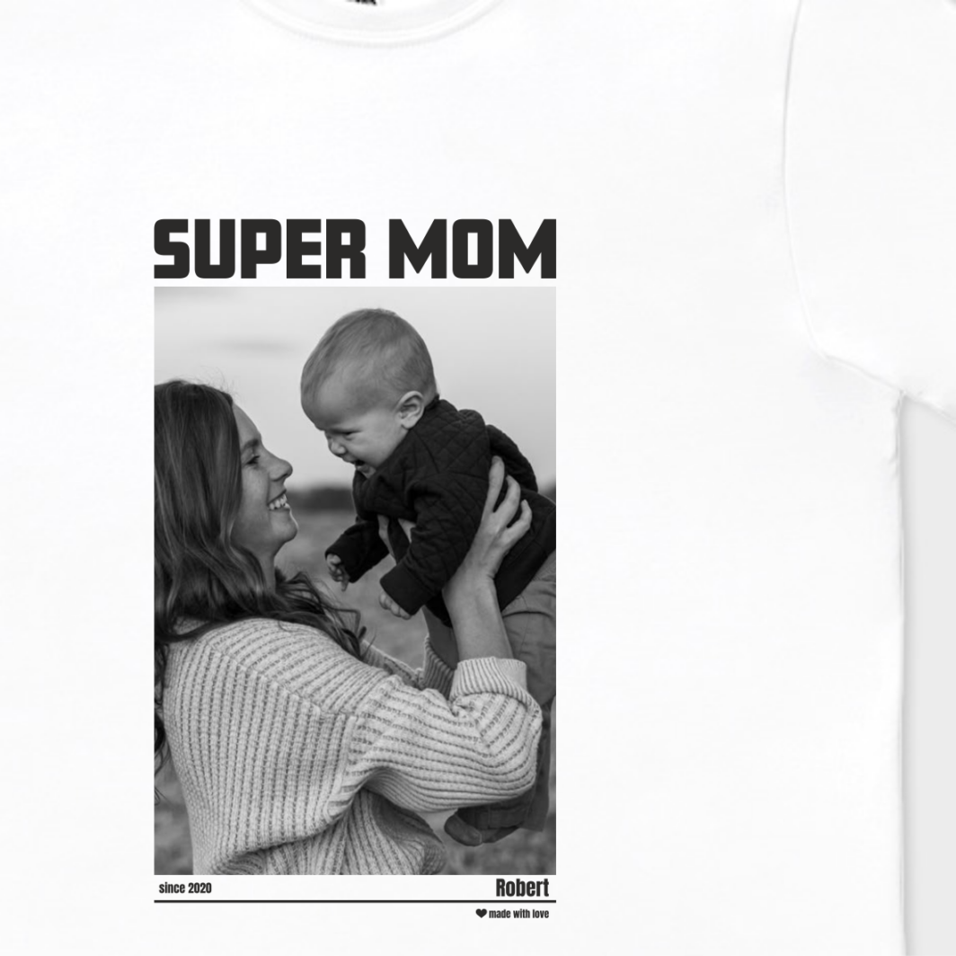 Tricou personalizat cu SUPER MOM